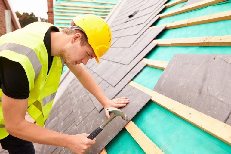 installation d'un écran de sous toiture